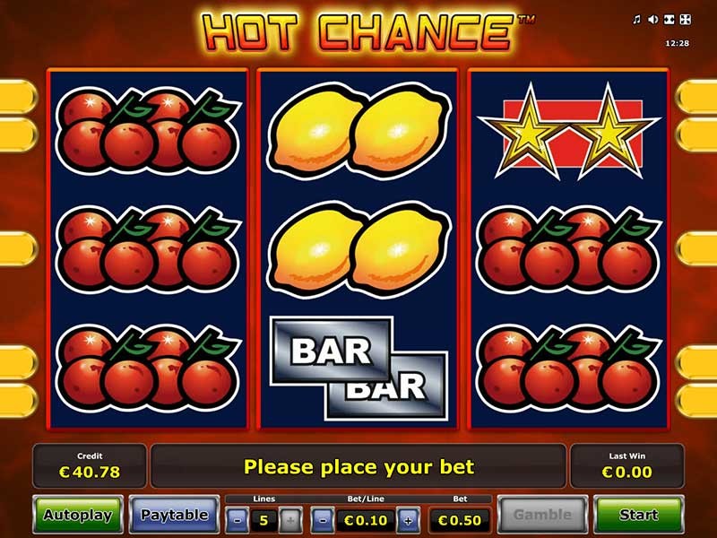 Hot Chance Spielautomat kostenlos spielen