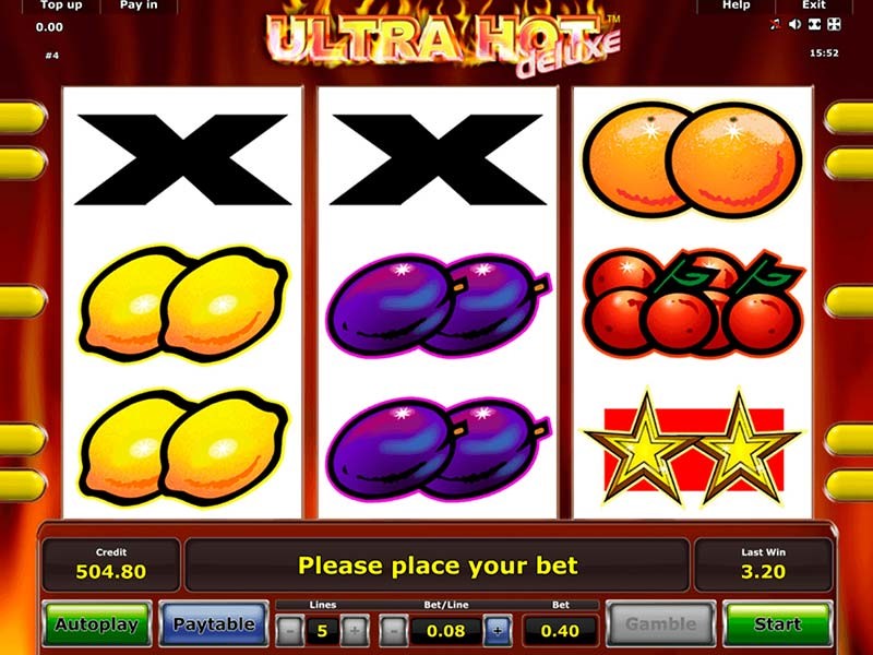 Ultra Hot Deluxe Spielautomat kostenlos spielen
