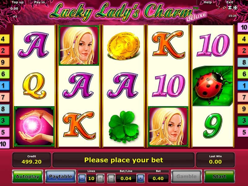 Lucky Ladys Charm Deluxe Spielautomat kostenlos spielen