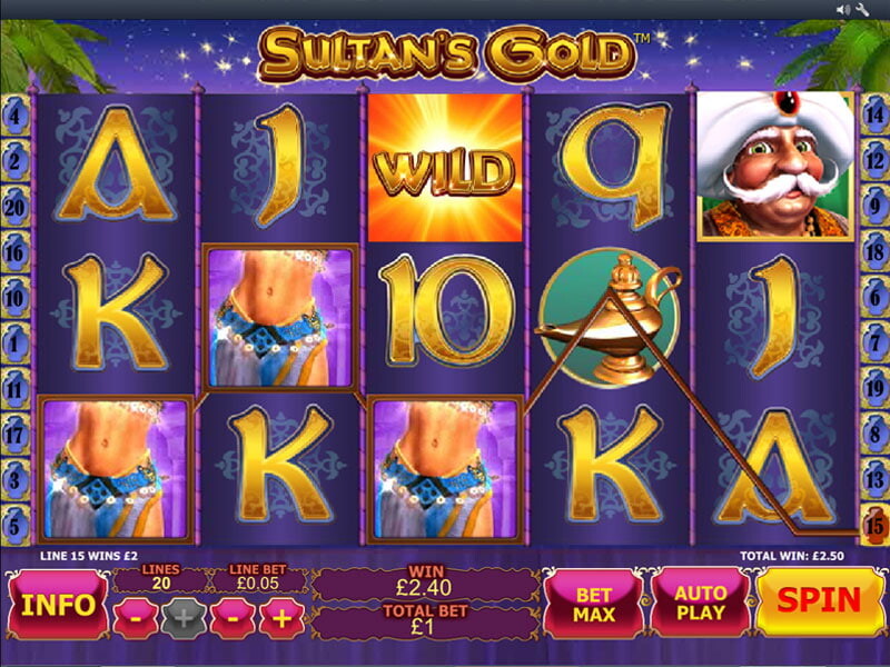 Sultan‘s Gold Spielautomat kostenlos spielen