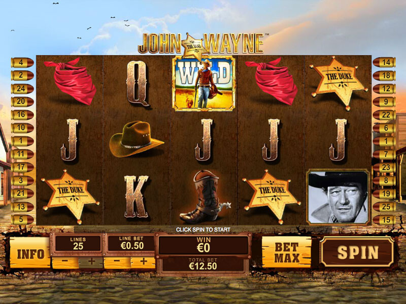 John Wayne Spielautomat kostenlos online spielen