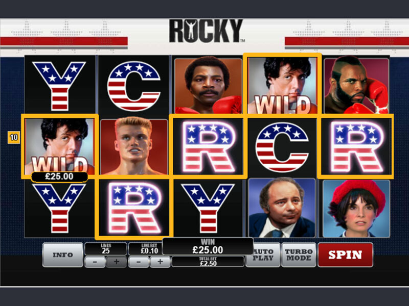 Rocky Spielautomat kostenlos online spielen